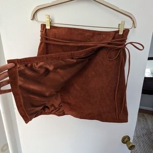 Blank NYC wrap skirt